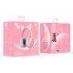 Дротові навушники Onikuma K9 Gaming CAT with LED Pink